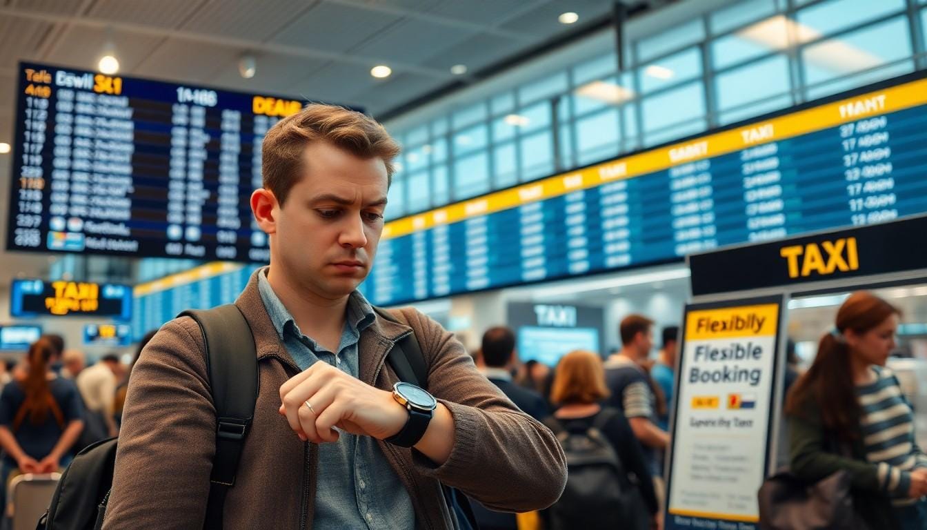 taxi to the airport and you flight meska