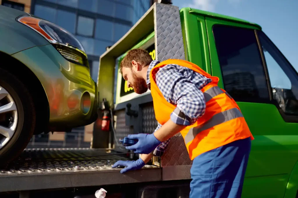 Abschleppen für Autoimport